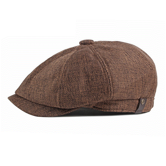 2021 High quality Men Casual Newsboy Hat Retro Beret Hat Casual Hats Unisex Wild Octagonal Cap for Men Street Caps