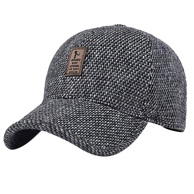 2021 High quality Vintage Baseball Cap Winter Hat Warm Thickened Cotton Caps Ear Protection Hats Men Summer Hats