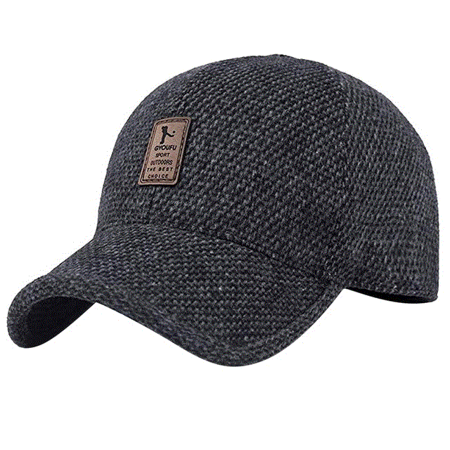 2021 High quality Vintage Baseball Cap Winter Hat Warm Thickened Cotton Caps Ear Protection Hats Men Summer Hats