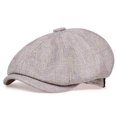 2021 High quality Men Casual Newsboy Hat Retro Beret Hat Casual Hats Unisex Wild Octagonal Cap for Men Street Caps