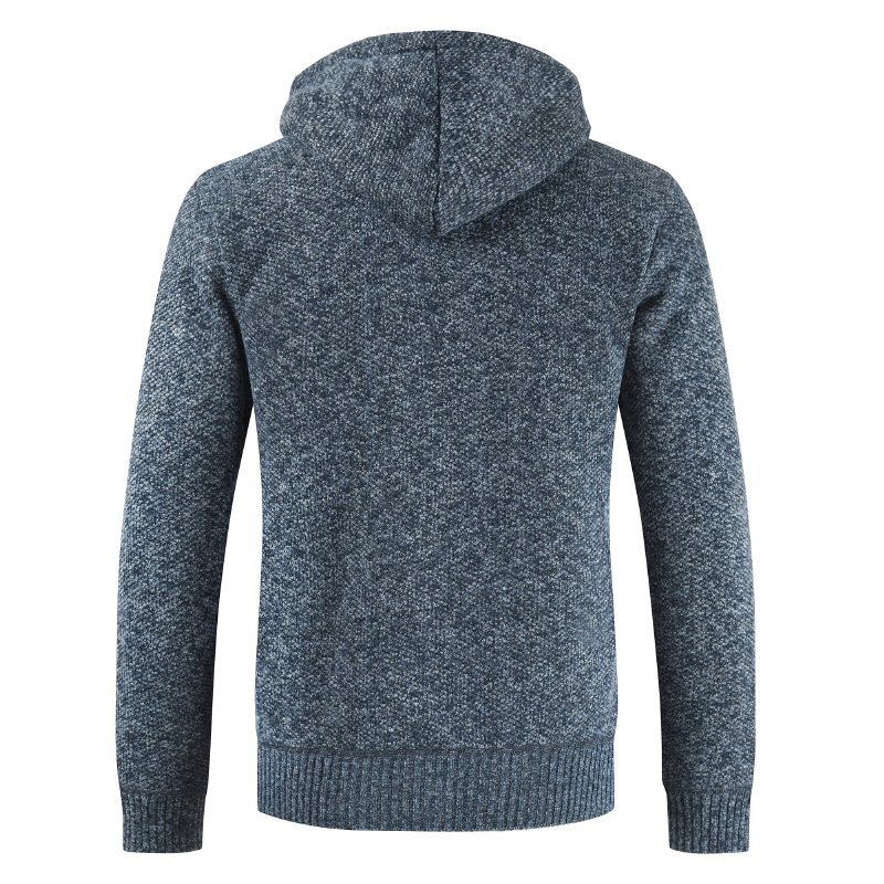 2021 High quality Winter Jacket Men Slim Hooded Mens Coat and Jackets Thick Fleece Wool Jacket Men Warm Outwear Coats
