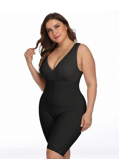 2021 High quality Women Waist Trainer Body Shaper Bodysuit Slimming Sheath Overbust Corset Girdle Corrective Underwear