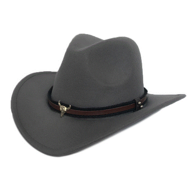 2021 High quality cowboy hat autumn and winter woolen jazz hat felt hat men and women top hat Clothing Decor Accessory