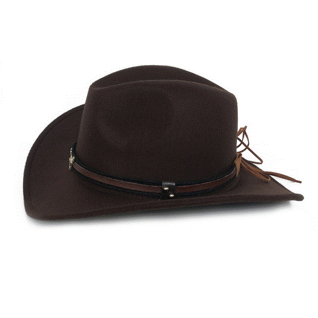 2021 High quality cowboy hat autumn and winter woolen jazz hat felt hat men and women top hat Clothing Decor Accessory