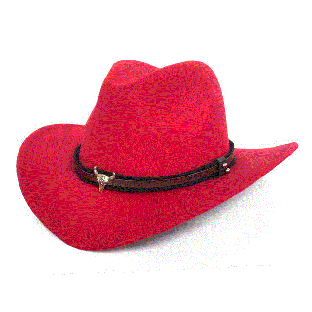 2021 High quality cowboy hat autumn and winter woolen jazz hat felt hat men and women top hat Clothing Decor Accessory
