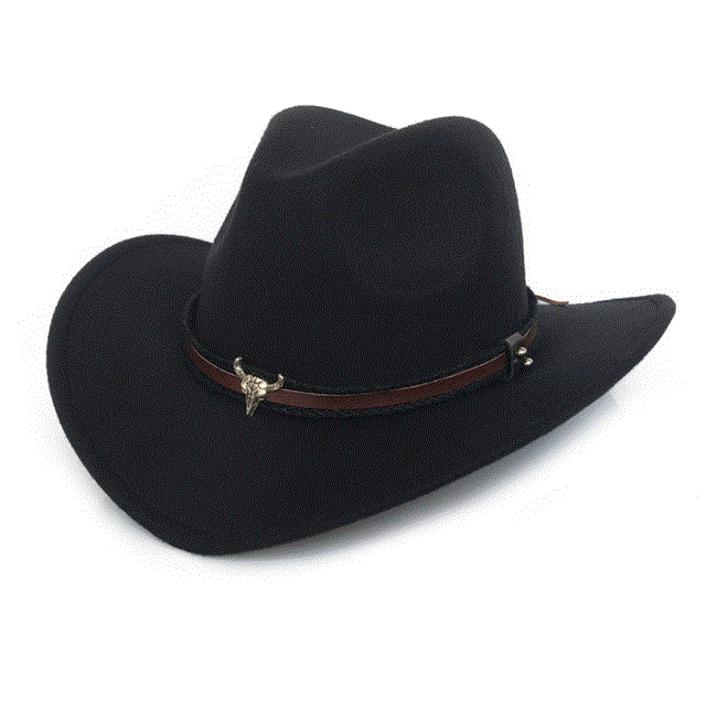 2021 High quality cowboy hat autumn and winter woolen jazz hat felt hat men and women top hat Clothing Decor Accessory