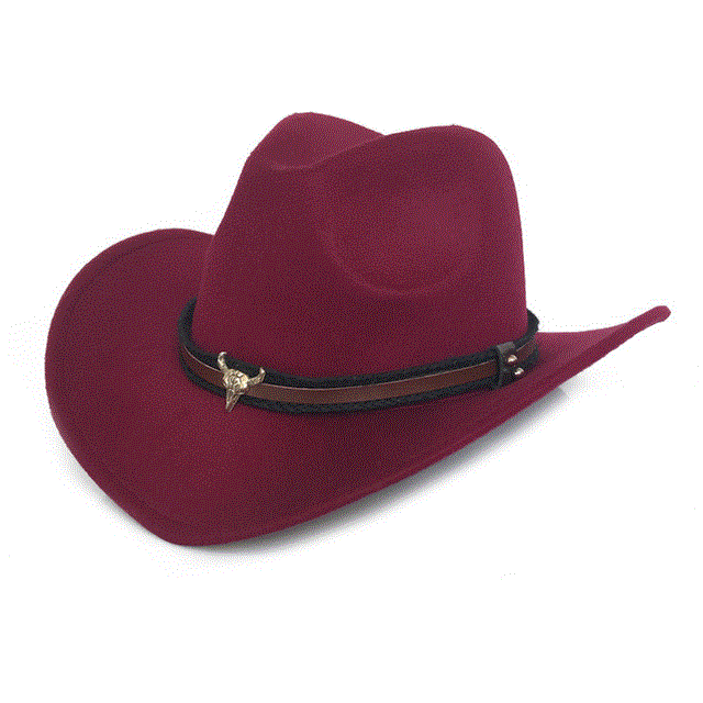 2021 High quality cowboy hat autumn and winter woolen jazz hat felt hat men and women top hat Clothing Decor Accessory