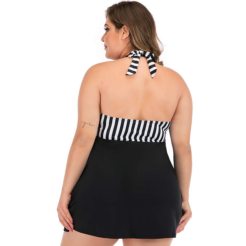 2021 High quality Women Swimsuit Bathing Suit Skirt Vintage Retro Large Size Swimming Suit Summer Beach Wear Plus Size