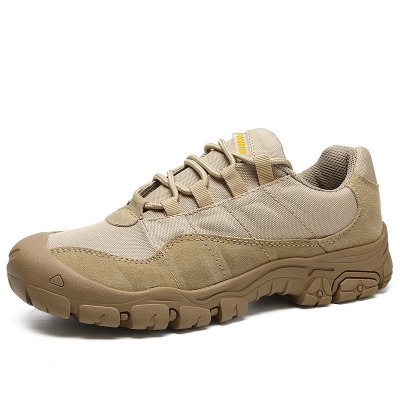 2021 High quality Men Desert Military Boots Waterproof Hiking Shoes Climbing Mountain Shoes Outdoor Trekking Shoes