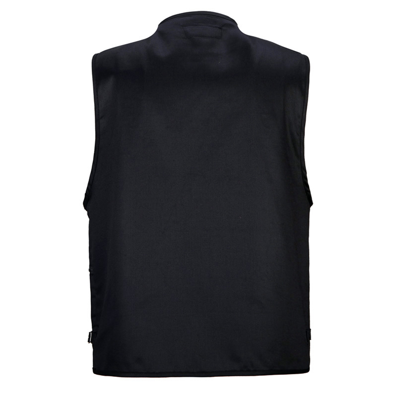 2021 High quality Male Casual Multi Pocket Vest For Summer Men Shooting Outerwear Zipper Waistcoat Sleeveless Jacket