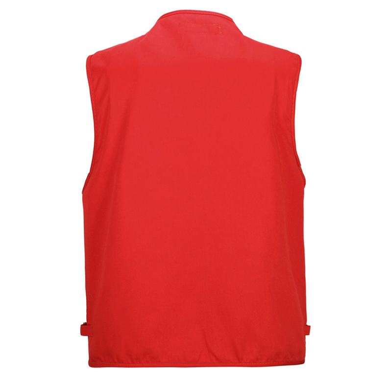 2021 High quality Male Casual Multi Pocket Vest For Summer Men Shooting Outerwear Zipper Waistcoat Sleeveless Jacket