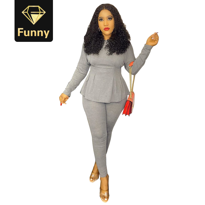 2021 High quality Two Piece Set Tracksuit Women Autumn Clothes Long Sleeve Tops Pant Sweat Wear Outfits Bodycon Suits