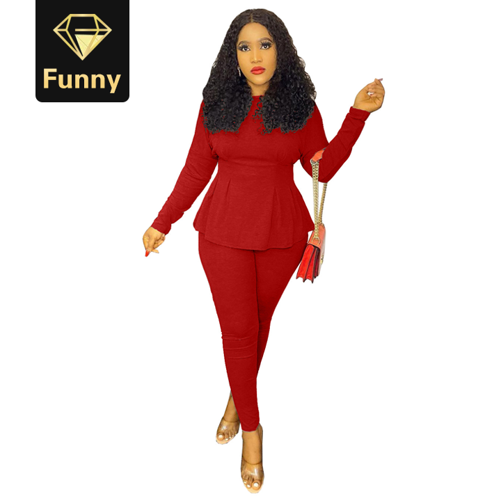 2021 High quality Two Piece Set Tracksuit Women Autumn Clothes Long Sleeve Tops Pant Sweat Wear Outfits Bodycon Suits