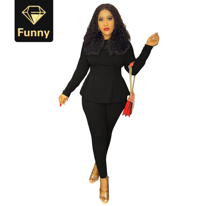 2021 High quality Two Piece Set Tracksuit Women Autumn Clothes Long Sleeve Tops Pant Sweat Wear Outfits Bodycon Suits