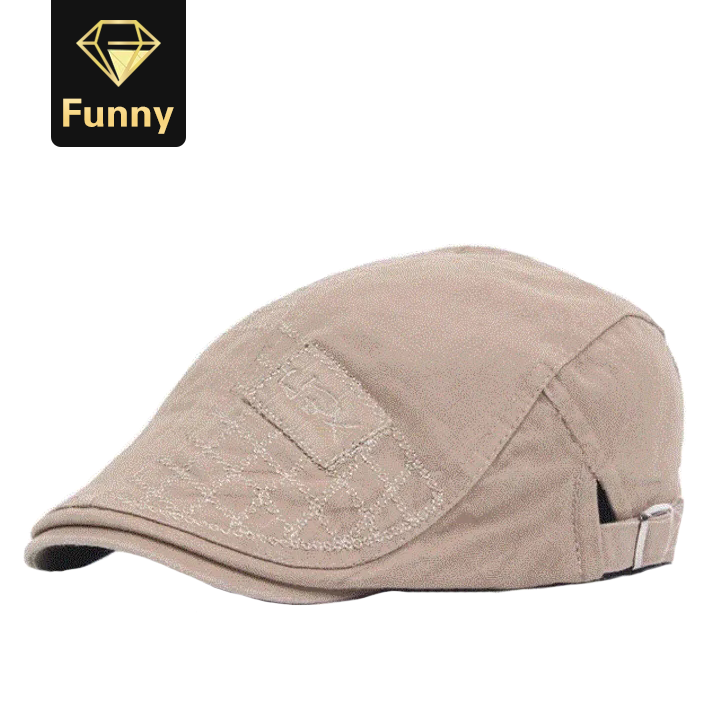 2021 High quality Mens Hat Solid Cotton Cap Golf Driving Summer Sun Flat Newsboy Caps