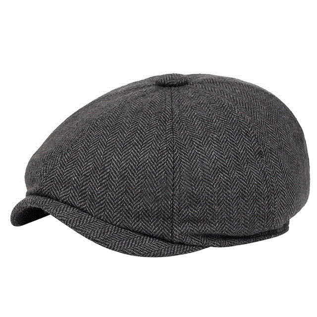 2021 High quality Men Beret Newsboy Hat Caps Vintage Tweed Peaky Blinders Berets Flat Cap Street Hats for Women Men