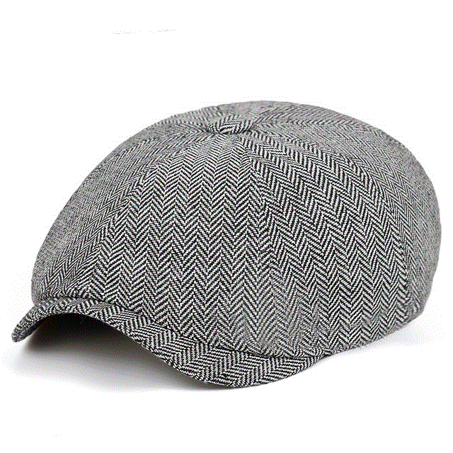 2021 High quality Men Beret Newsboy Hat Caps Vintage Tweed Peaky Blinders Berets Flat Cap Street Hats for Women Men