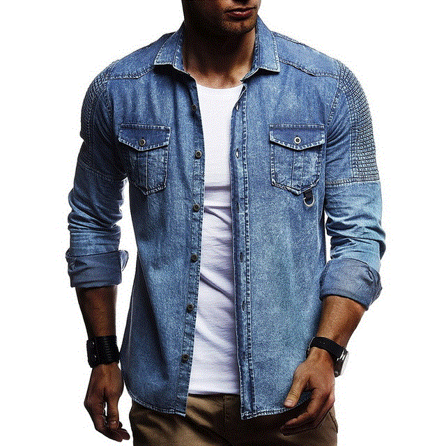 2021 High quality Slim Fit Mens Denim Jacket Bomber Jacket Men High Quality Cowboy Mens Jean Jacket Patch Denim Coat