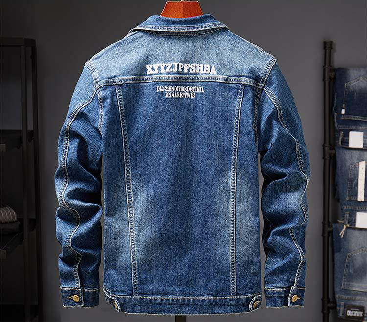 2021 High quality Mens Denim Jacket Spring Fashion Men Trendy Denim Jacket Mens Outwear Jeans Jacket Male Cowboy Coats