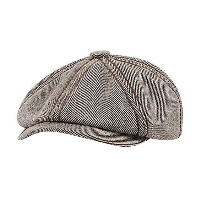 2021 High quality Unisex Autumn Winter Caps Men And Women Tweed Octagonal Hat For Male Detective Hats Retro Flat Caps