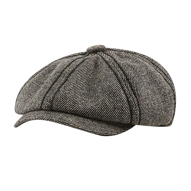 2021 High quality Unisex Autumn Winter Caps Men And Women Tweed Octagonal Hat For Male Detective Hats Retro Flat Caps