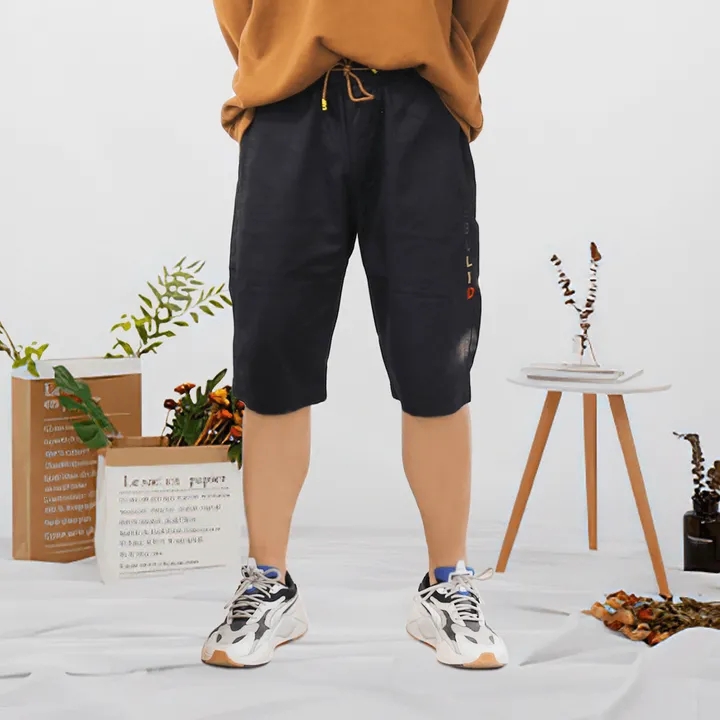 2021 High quality Hot Sale Men's Casual Jogger Shorts Beach Trousers Male Short Pants Clothing Drawstring Shorts