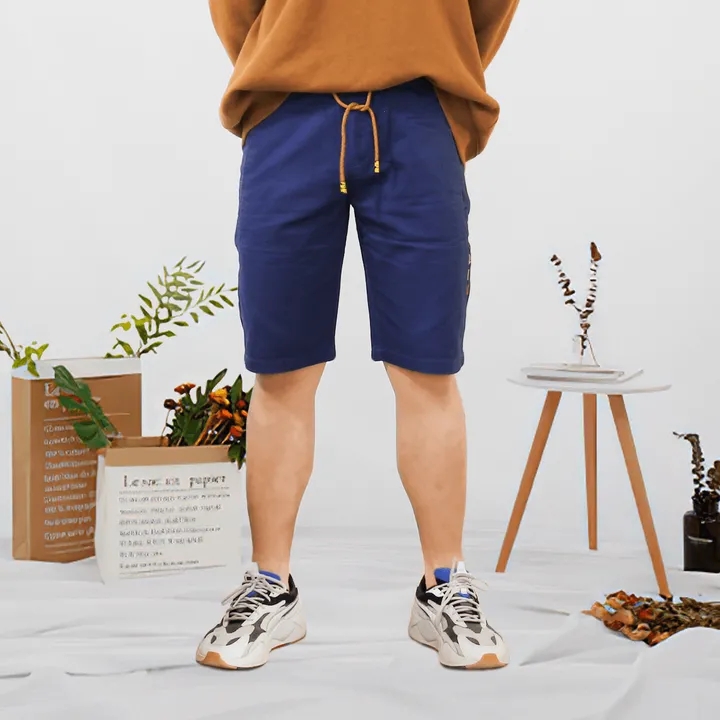 2021 High quality Hot Sale Men's Casual Jogger Shorts Beach Trousers Male Short Pants Clothing Drawstring Shorts