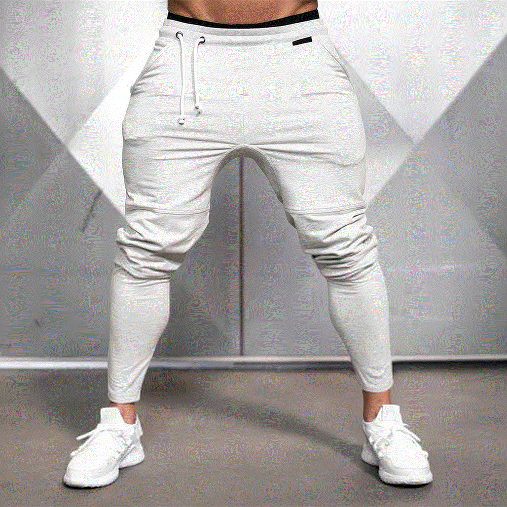 2021 High quality Sweatpants Joggers Pants Men Casual Trousers Male Fitness Cotton Track Pant Spring Autumn Sportswear