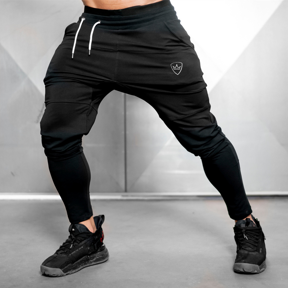 2021 High quality Sweatpants Joggers Pants Men Casual Trousers Male Fitness Cotton Track Pant Spring Autumn Sportswear
