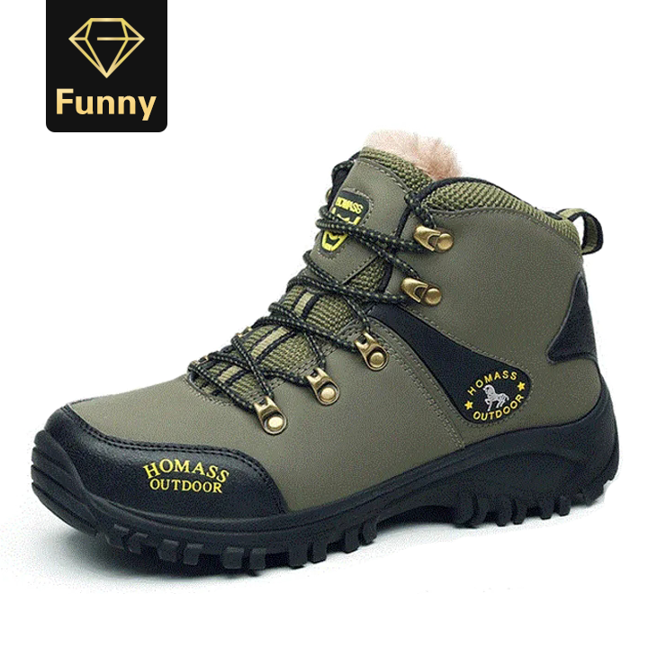 2021 High quality Men Hiking Shoes Outdoor Climbing Non-slip Camping Trekking Sneakers Breathable Mountaineering Boot