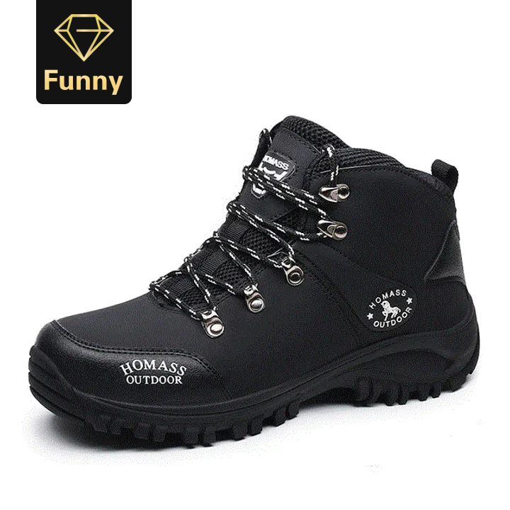 2021 High quality Men Hiking Shoes Outdoor Climbing Non-slip Camping Trekking Sneakers Breathable Mountaineering Boot