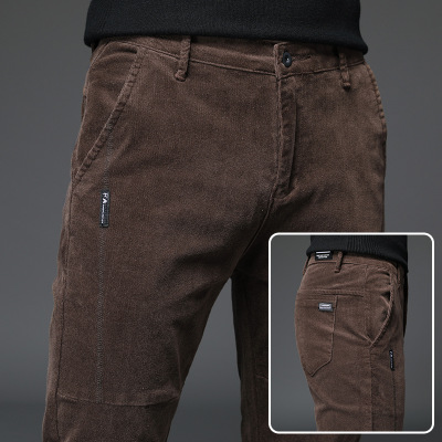 2021 High quality Winter Pants Men Trousers Military Pant Out Door Corduroy Slim Casual Trousers Office Pants Big Size