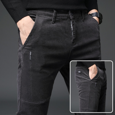 2021 High quality Winter Pants Men Trousers Military Pant Out Door Corduroy Slim Casual Trousers Office Pants Big Size