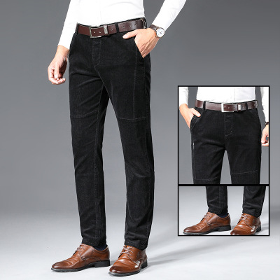2021 High quality Winter Pants Men Trousers Military Pant Out Door Corduroy Slim Casual Trousers Office Pants Big Size