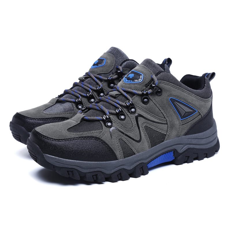 2021 High quality High Quality Suede Breathable Hiking Shoes Men Outdoors Climbing Sneakers Male Non-slip Camping Boot