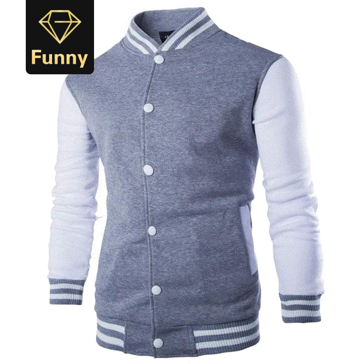 2021 High quality Baseball Jacket Men Fashion Design Wine Red Mens Slim Fit College Varsity Jacket