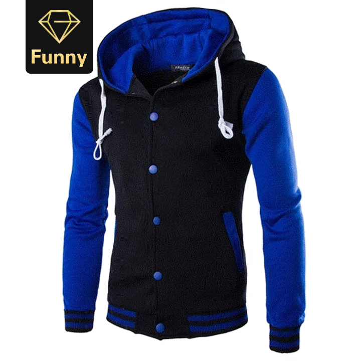 2021 High quality Baseball Jacket Men Fashion Design Wine Red Mens Slim Fit College Varsity Jacket