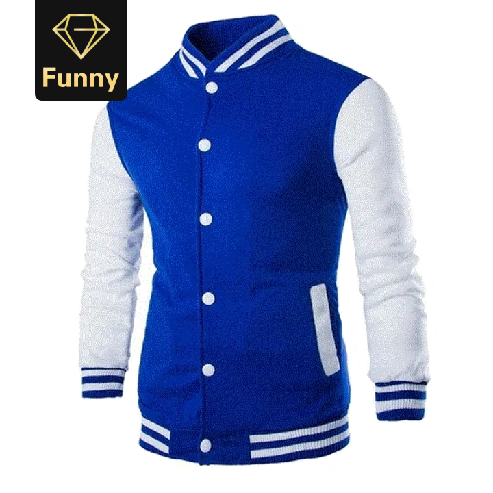 2021 High quality Baseball Jacket Men Fashion Design Wine Red Mens Slim Fit College Varsity Jacket