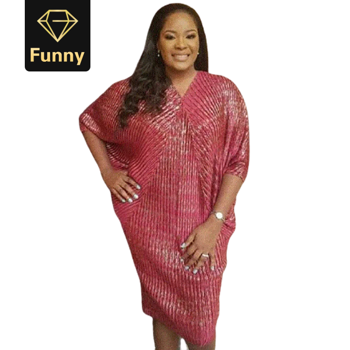 2021 High quality African Dresses Women Elegent Fashion Style 3/4 Sleeve Female Midi Dress Work Office Pencil Dresses