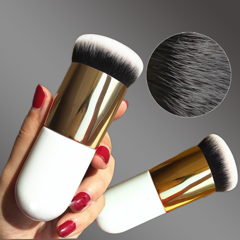 Professional Chubby Pier Foundation Brush 5Color Makeup Brush Flat Cream Makeup Brushes Make-up