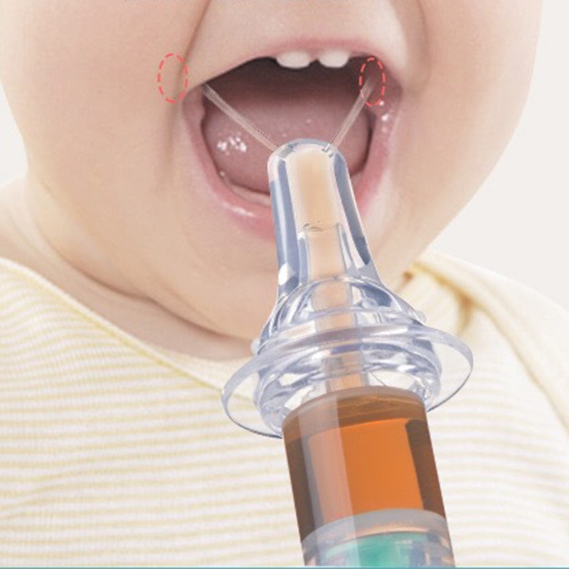 Baby kids smart medicine dispenser Needle Feeder Squeeze Medicine Dropper Dispenser Pacifier Feeding