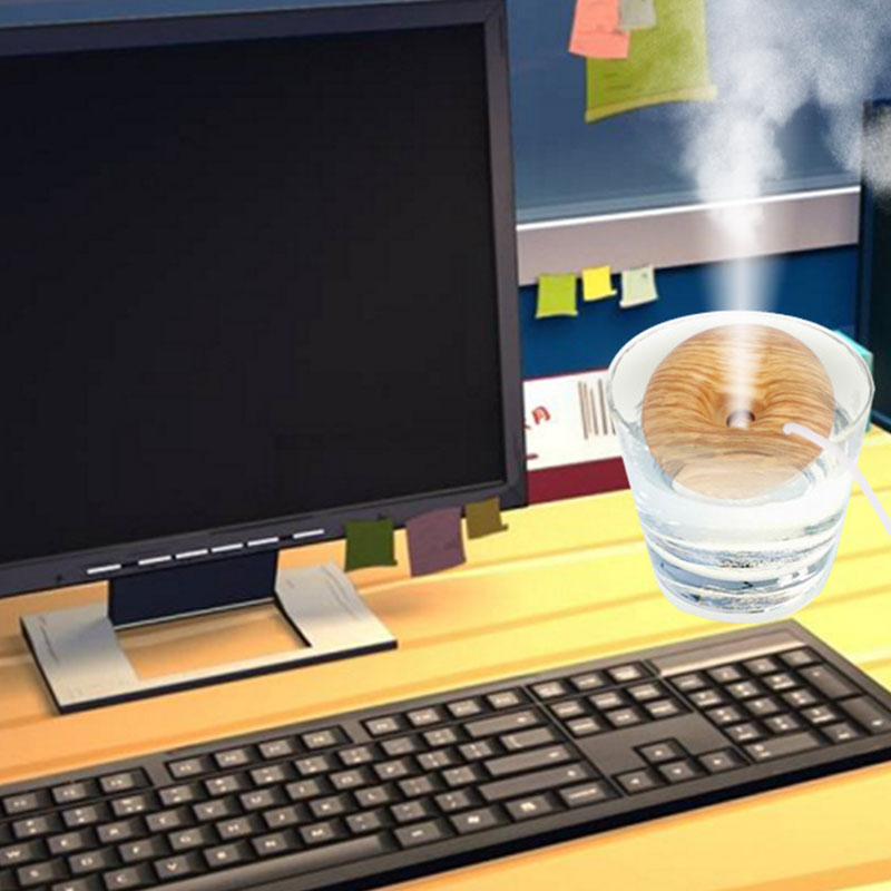 Mini UFO Air Humidifier USB Aromatherapy Diffuser Portable Mist Maker Air Freshener Fogger Home Car