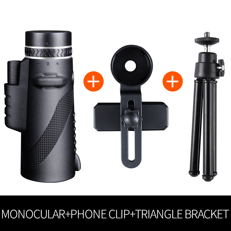 Monocular Long Range 1000m Telescope Smartphone 40X60 Military Spyglass Zoom HD Hunting Optics Scope