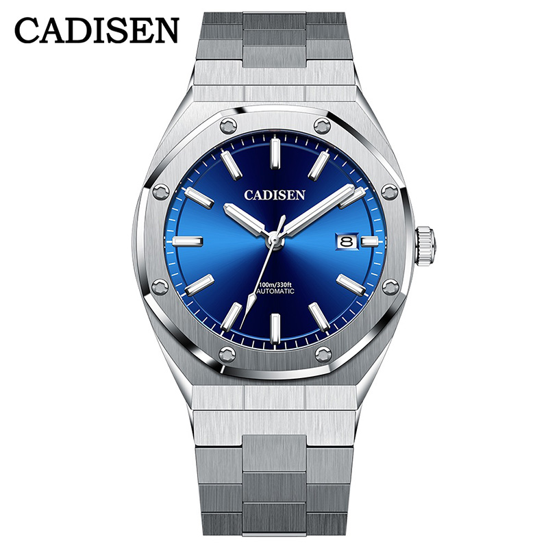 CADISEN Men Watches Mechanical Automatic Watch Men 100M Waterproof Brand Luxury Business Wristwatch
