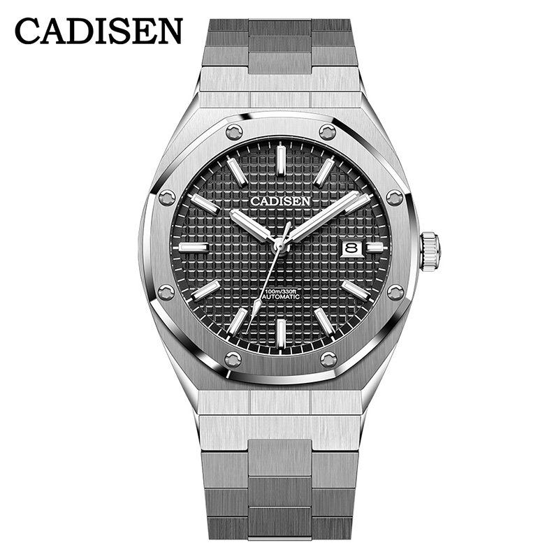 CADISEN Men Watches Mechanical Automatic Watch Men 100M Waterproof Brand Luxury Business Wristwatch
