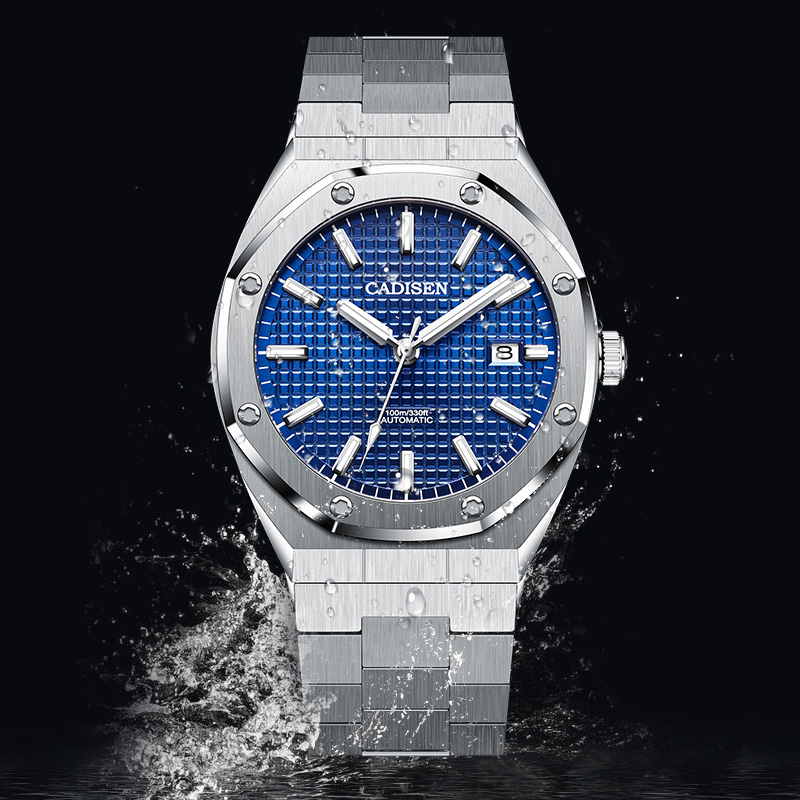 CADISEN Men Watches Mechanical Automatic Watch Men 100M Waterproof Brand Luxury Business Wristwatch