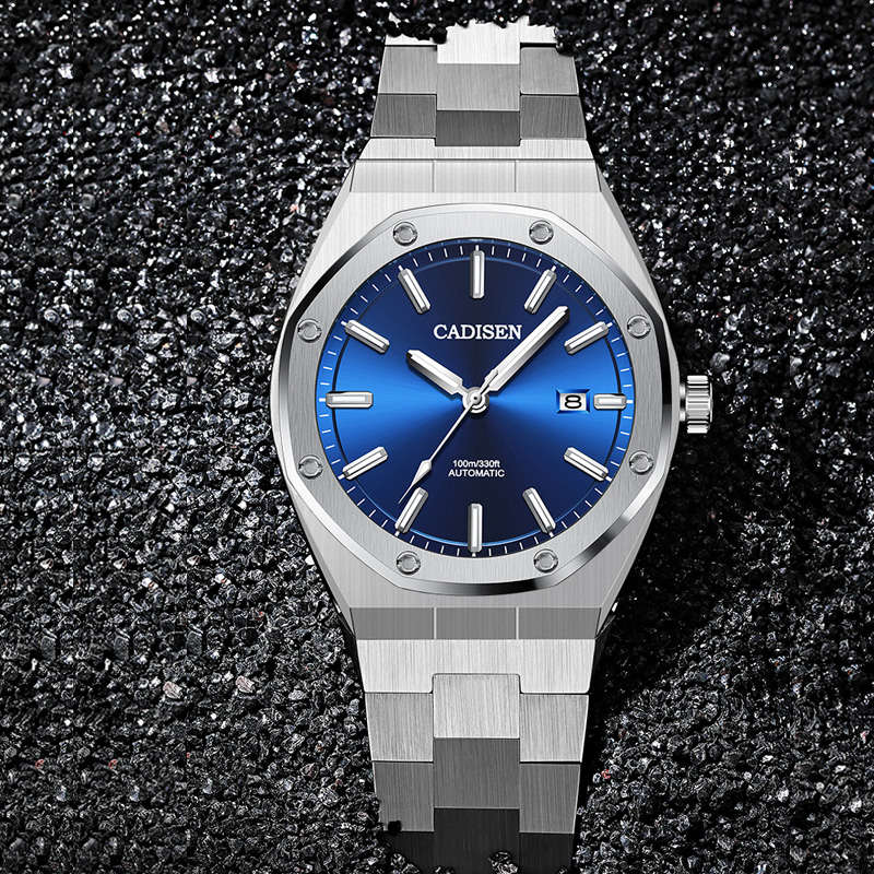 CADISEN Men Watches Mechanical Automatic Watch Men 100M Waterproof Brand Luxury Business Wristwatch