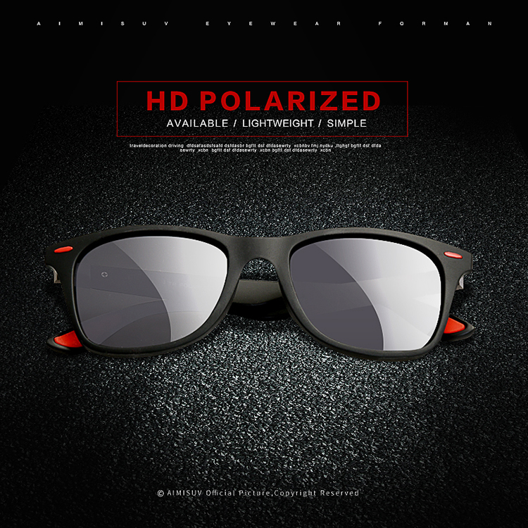 Sunglasses Men Fishing Polarized Sunglasses Men Women Driving Square Style Sun Glasses Male Goggle  Unisex Glasses Sun glasses Men Fashion Accessories