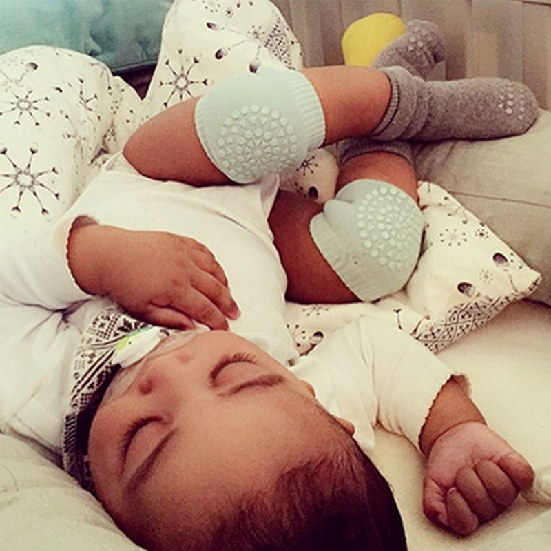 4Pcs Baby Knee Pad Kids Safety Crawling Elbow Cushion Infant Toddlers Baby Leg Warmer Knee Support Protector Baby Kneecap Baby Care Gifts