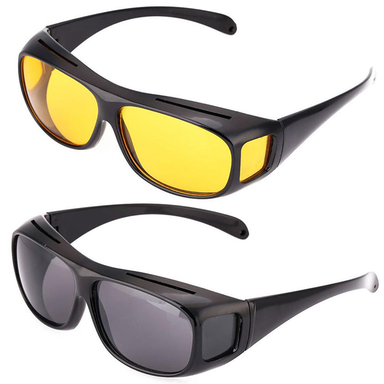 New HD Vision Glasses Sunglasses Men Night Driving UV400 Protective Eyewear Goggles Driver SunGlass